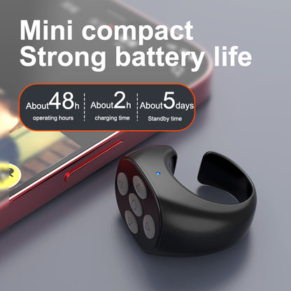 High Quality Tiktok Remote Control Scroll Ring Page Turner Fingertip Video Controller Wireless Smart Ring for Phone